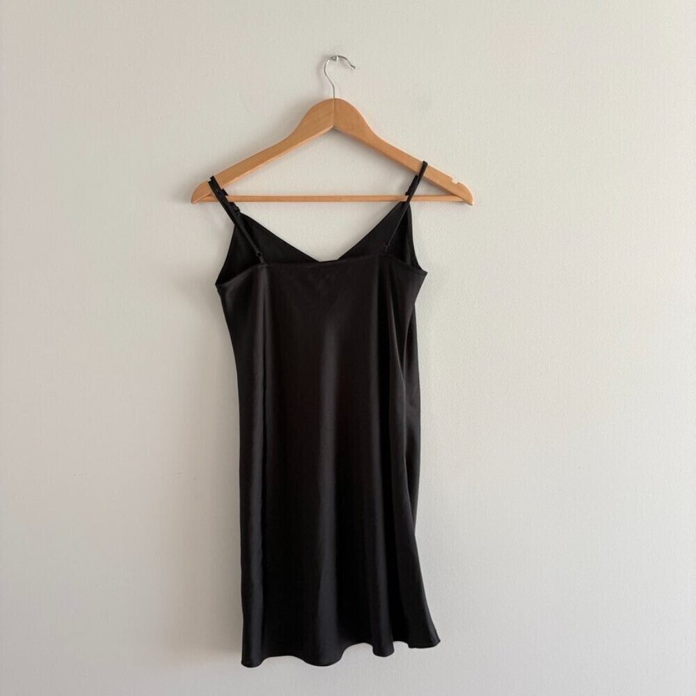 Aritzia Wilfred Mini Only Slip Dress Black Size Small - Picture 5 of 7